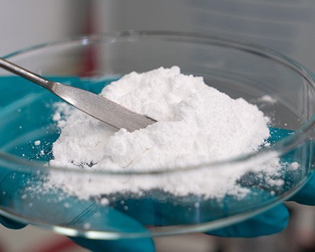 Material from hydrometalurgic recycling.